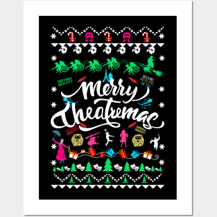 Ugly Theatre Christmas Sweater Posters and Art